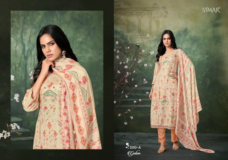 Gulzar By Glossy Viscose Pashmina Dress Materials